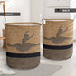 Ballet Dance Rope Wallpaper - Laundry Basket - Owls Matrix LTD