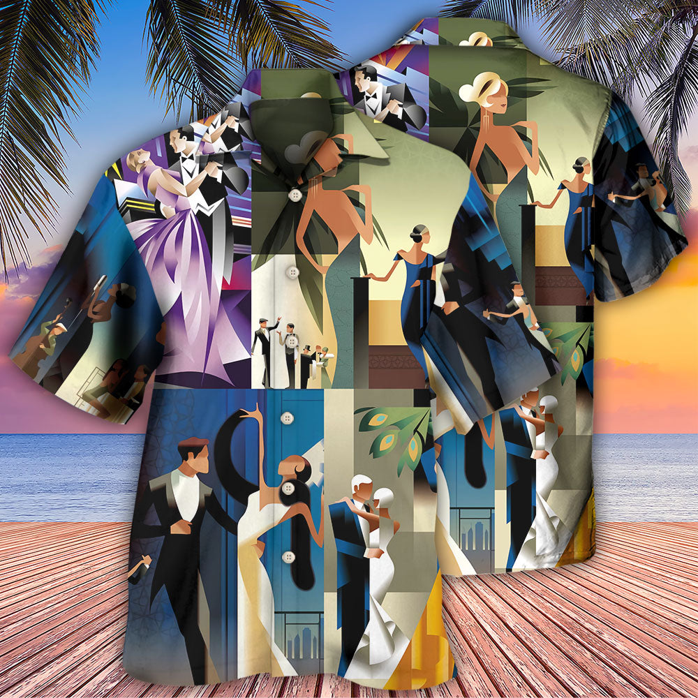 Ballroom Dance Elegant Art Style - Hawaiian Shirt