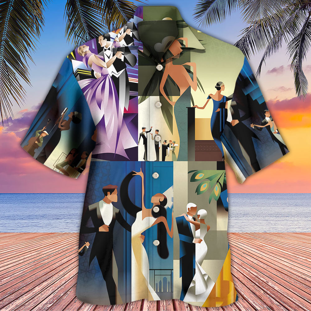 Ballroom Dance Elegant Art Style - Hawaiian Shirt