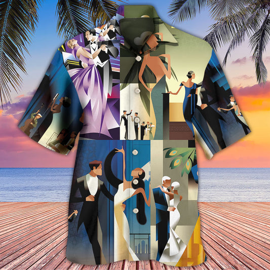 Ballroom Dance Elegant Art Style - Hawaiian Shirt