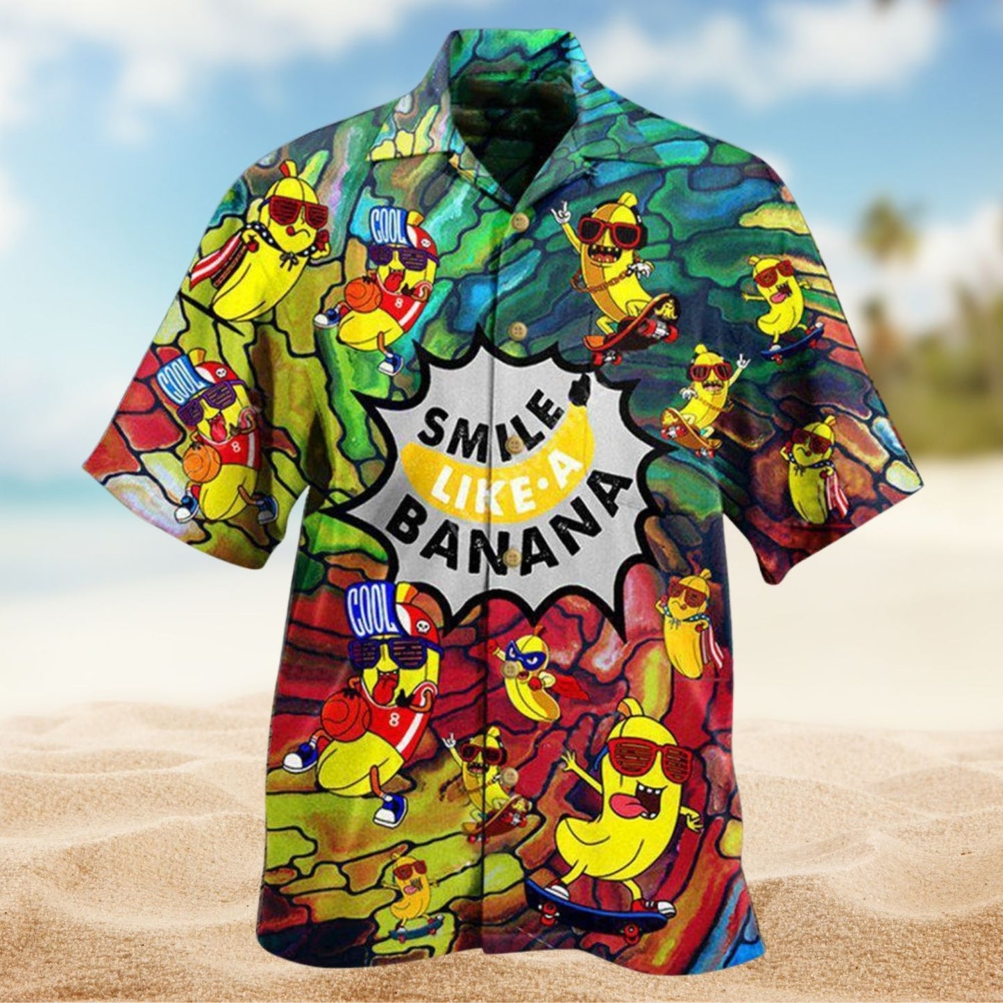Banana Smile Edition – Hawaiian Shirt