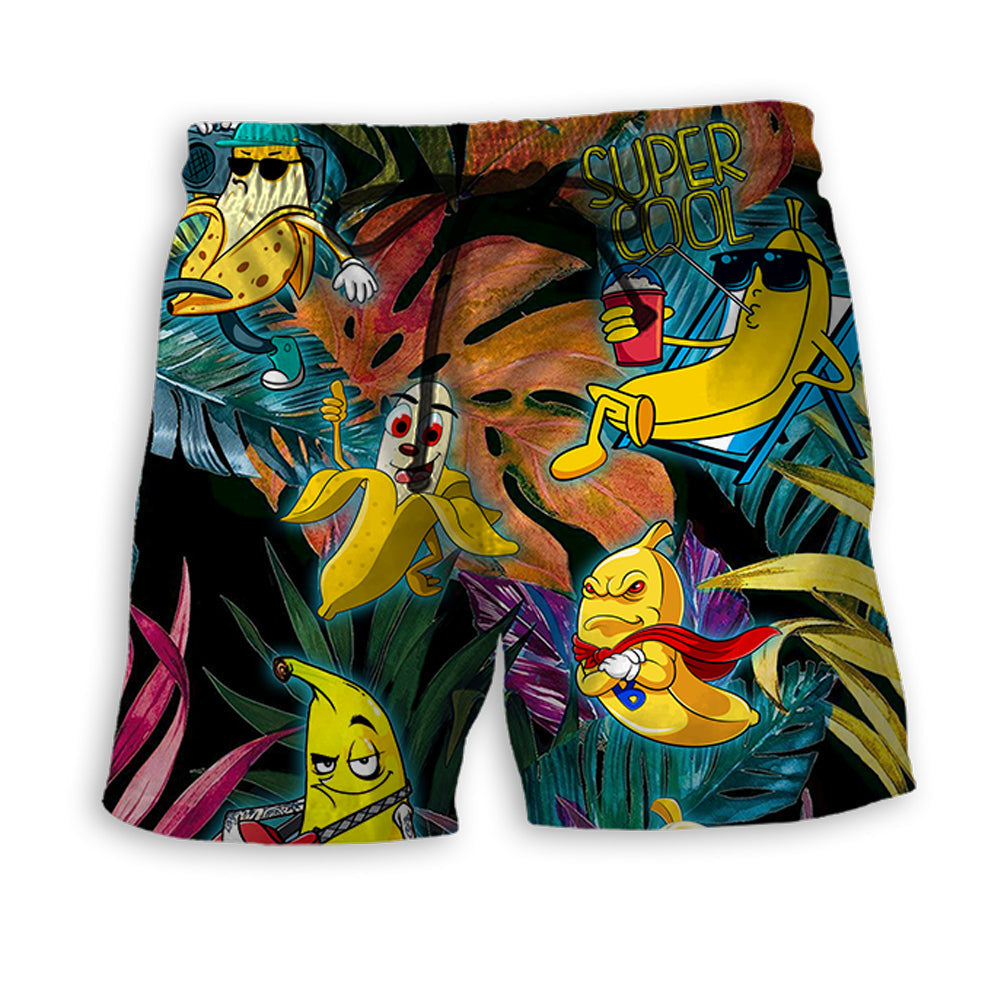 Funny Banana Fruit Humor - Beach Short