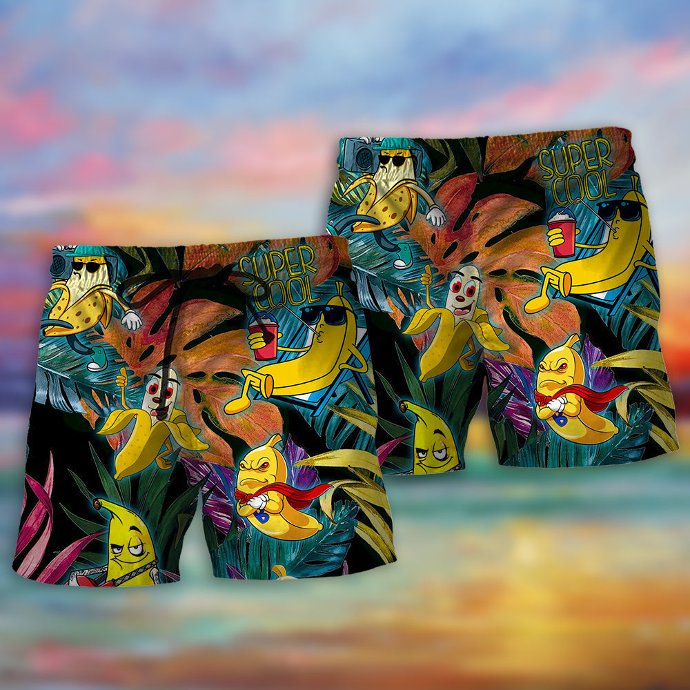 Funny Banana Fruit Humor - Beach Short