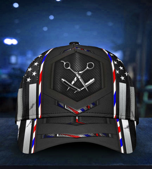 Barber Flag Carbon Professional Style – Classic Cap