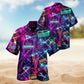 Barber Shop Neon Look Limited Edition – Hawaiian Shirt