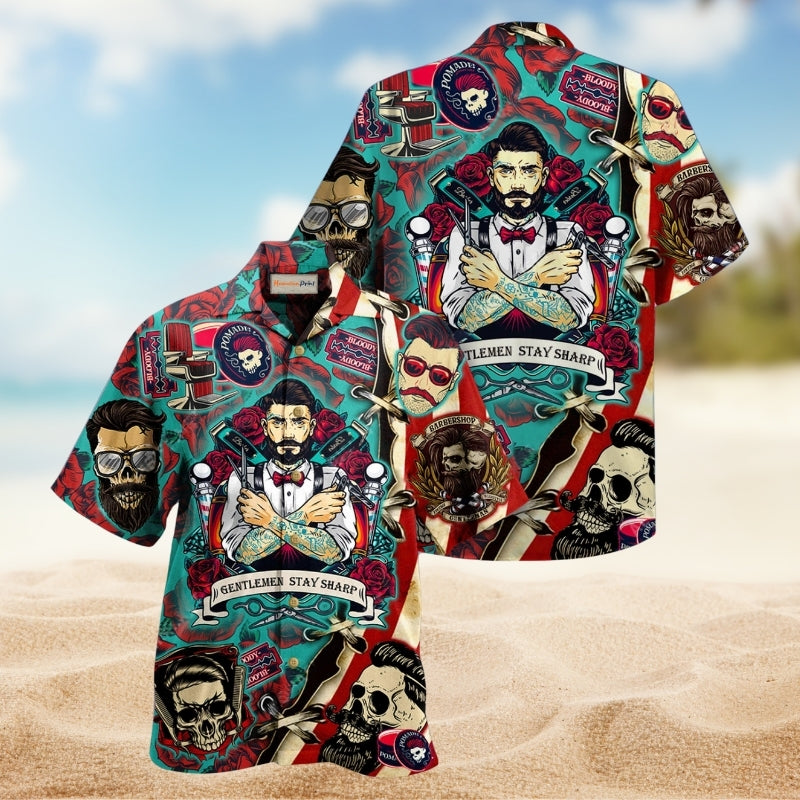 Barber Stay Sharp Limited Edition – Hawaiian Shirt