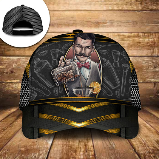 Bartender Vintage Lover Style – Classic Cap