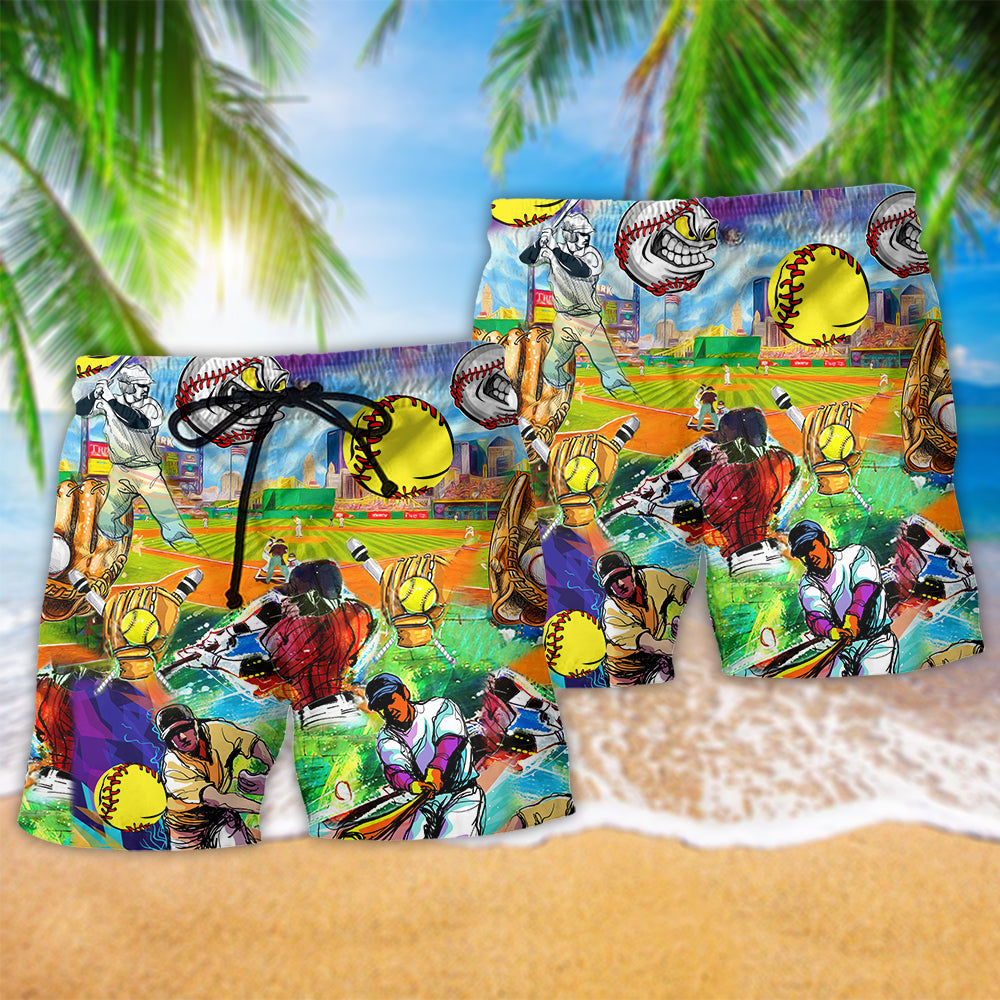 Baseball Do It With Passion – Beach Short