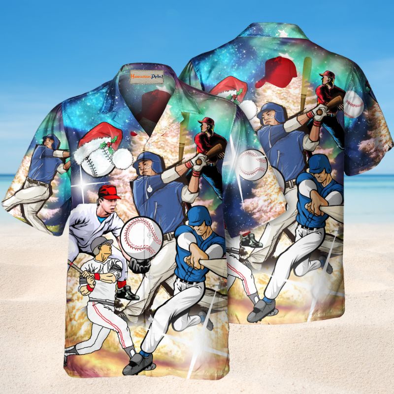 Baseball Merry Christmas Style – Hawaiian Shirt