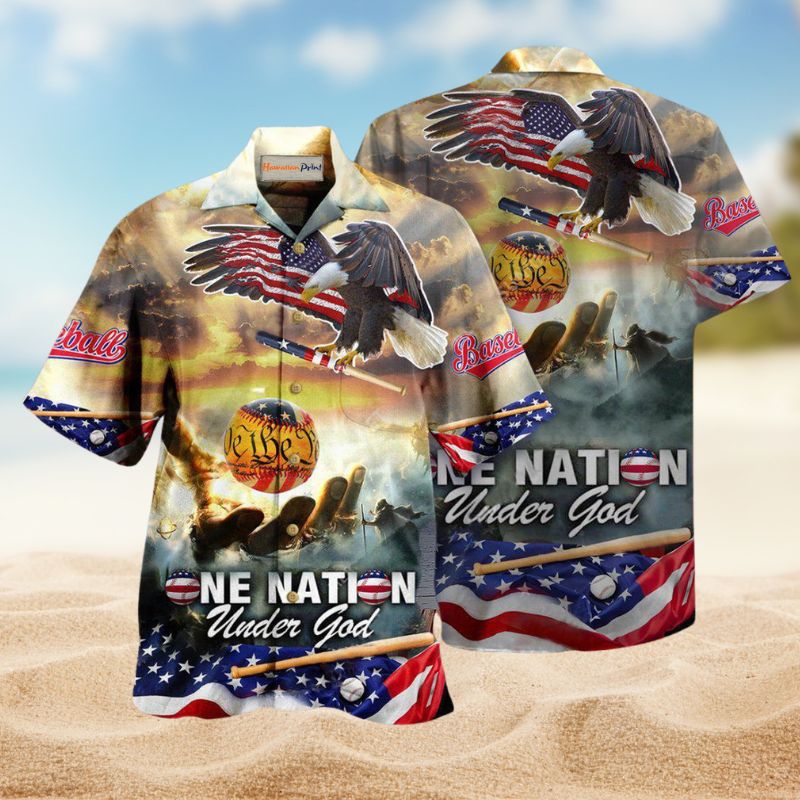 Baseball One Nation Edition – Hawaiian Shirt