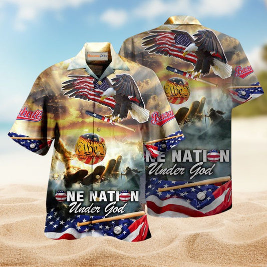 Baseball One Nation Edition – Hawaiian Shirt