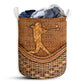 S: 17.72”x13.78” (45x35 cm) Baseball Rattan Teaxture Lover - Laundry Basket - Owls Matrix LTD