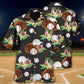 Baseball Tropical Floral Style – Hawaiian Shirt