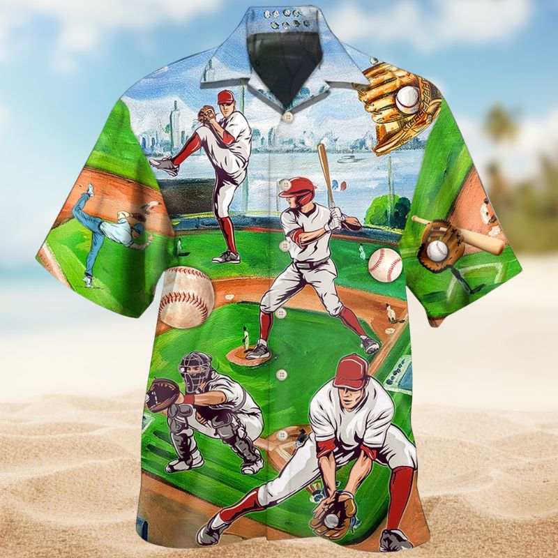 Baseball Sport Style – Hawaiian Shirt