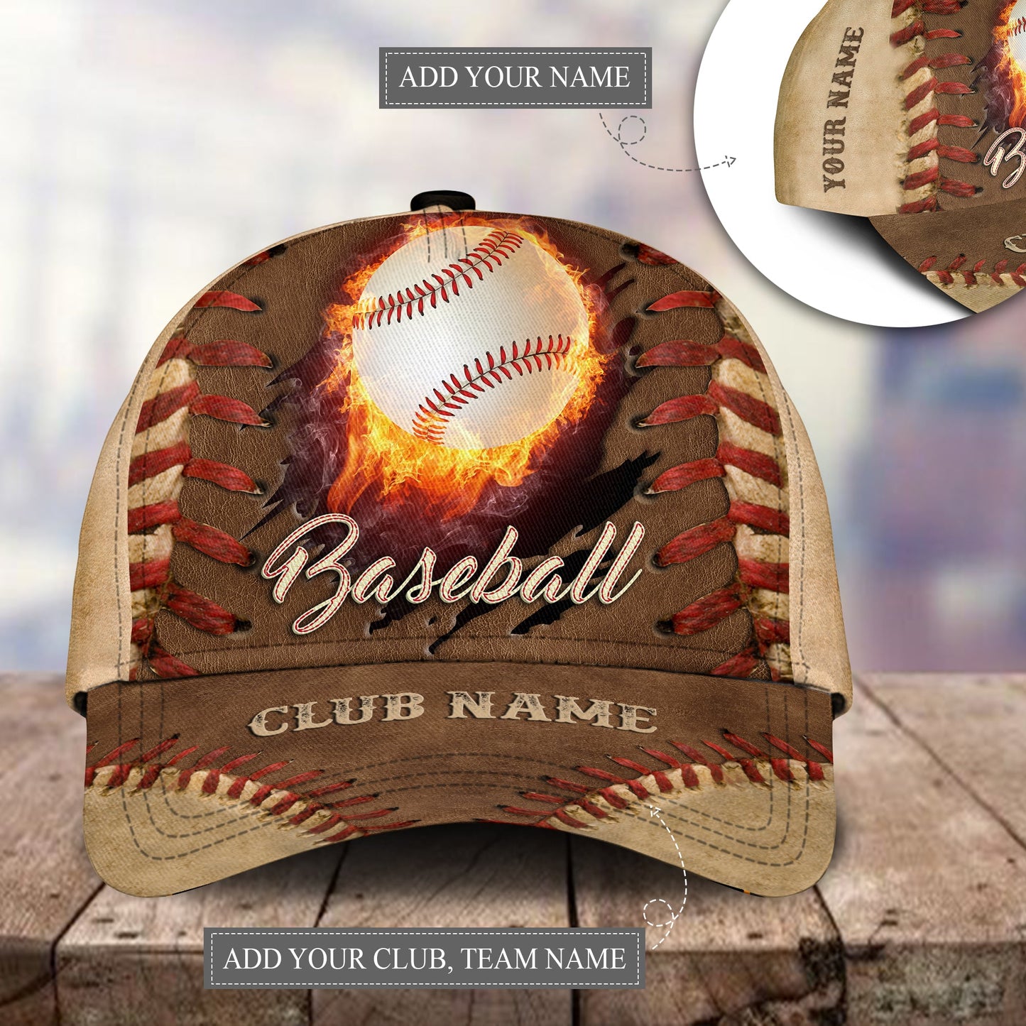 Baseball Team Classic Personalized – Classic Cap