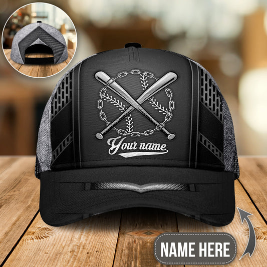 Baseball Black Classic Personalized – Classic Cap