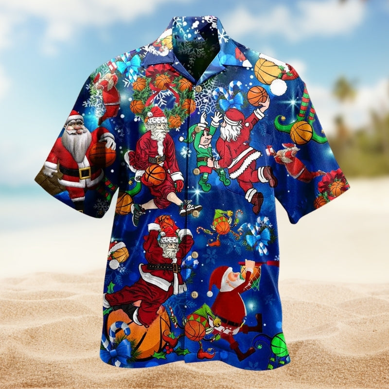 Basketball And Merry Christmas Limited Edition – Hawaiian Shirt