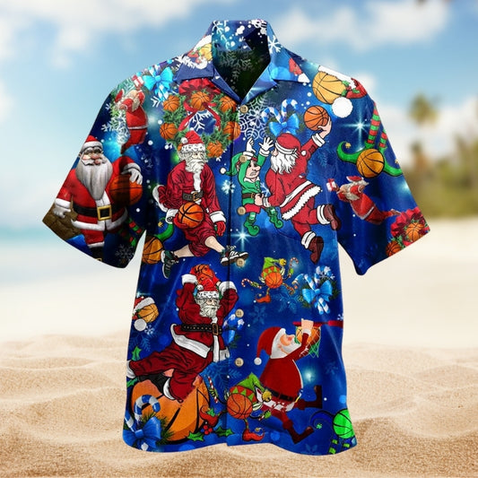 Basketball And Merry Christmas Limited Edition – Hawaiian Shirt
