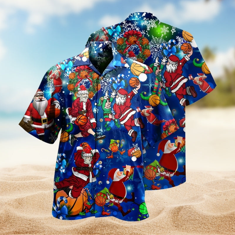 Basketball And Merry Christmas Limited Edition – Hawaiian Shirt