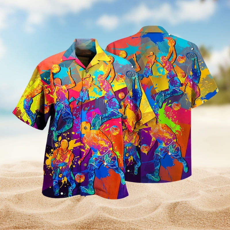 Basketball Love Color Limited Edition – Hawaiian Shirt