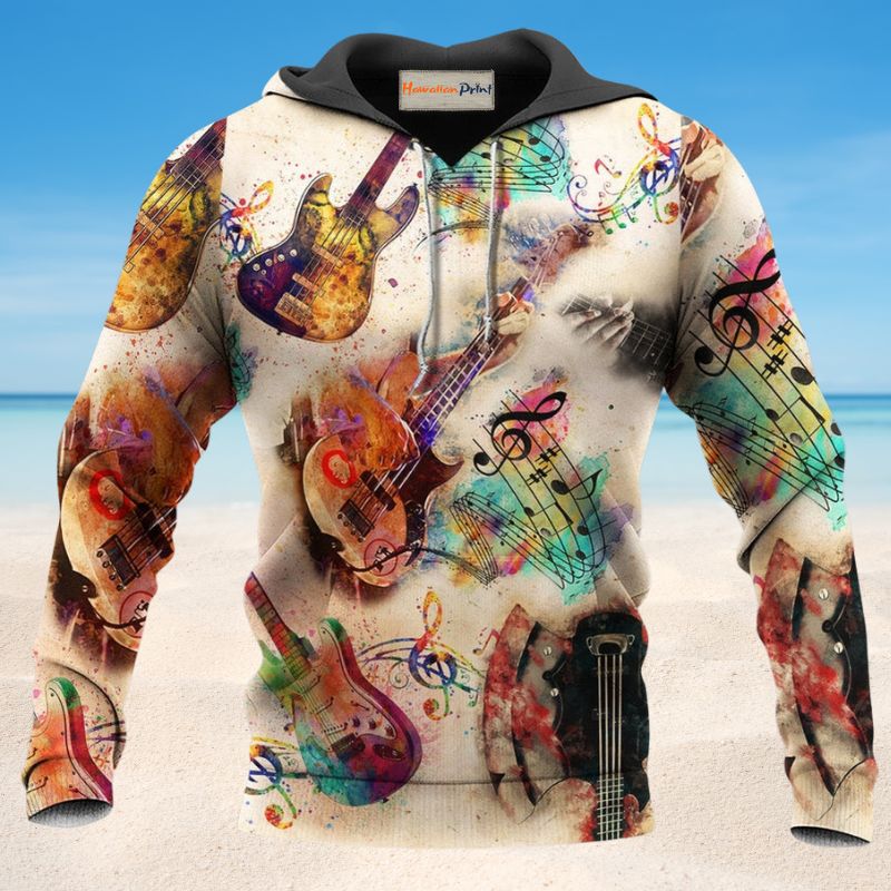 Bass Guitar Cooler Than Guitar - 3D Hoodie
