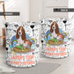 Basset Hound Dog Love Pattern - Laundry basket - Owls Matrix LTD