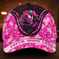 Breast Cancer Faith Hope Love Rose – Classic Cap