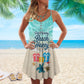 Beach Happy Limited – Women's Summer Sleeveless V-Neck Camisole Dress