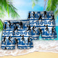 Netball Beach Tropical Floral - Beach Short - Owls Matrix LTD