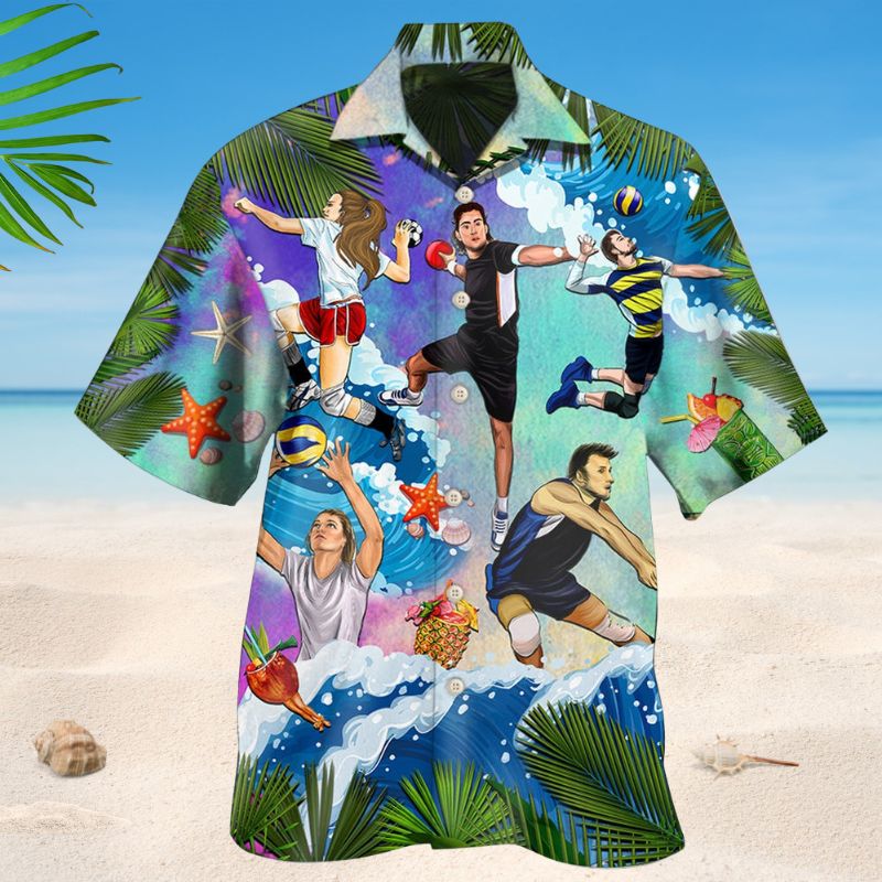 Beach Handball Tropical Style – Hawaiian Shirt