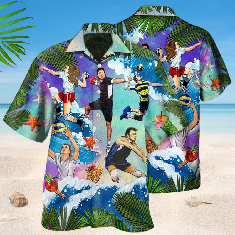 Beach Handball Tropical Style – Hawaiian Shirt