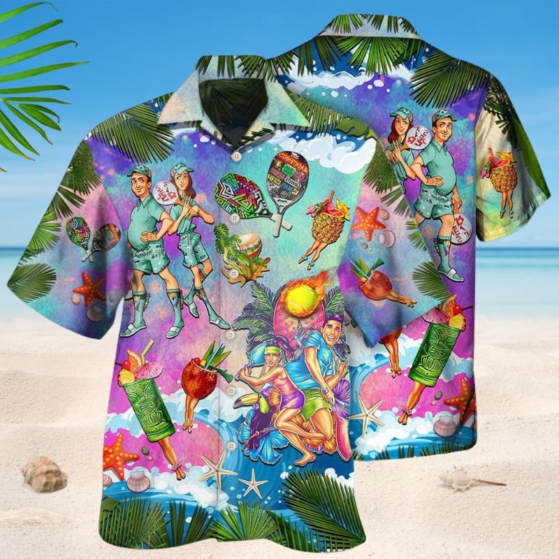 Beach Tennis Tropical Style – Hawaiian Shirt