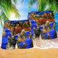 Holiday Bear Boat Fun Art – Beach Short