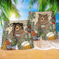 Bear Loves Bourbon Humor – Beach Short