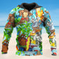 Bear Love Beach Love Animals Art – 3D Hoodie
