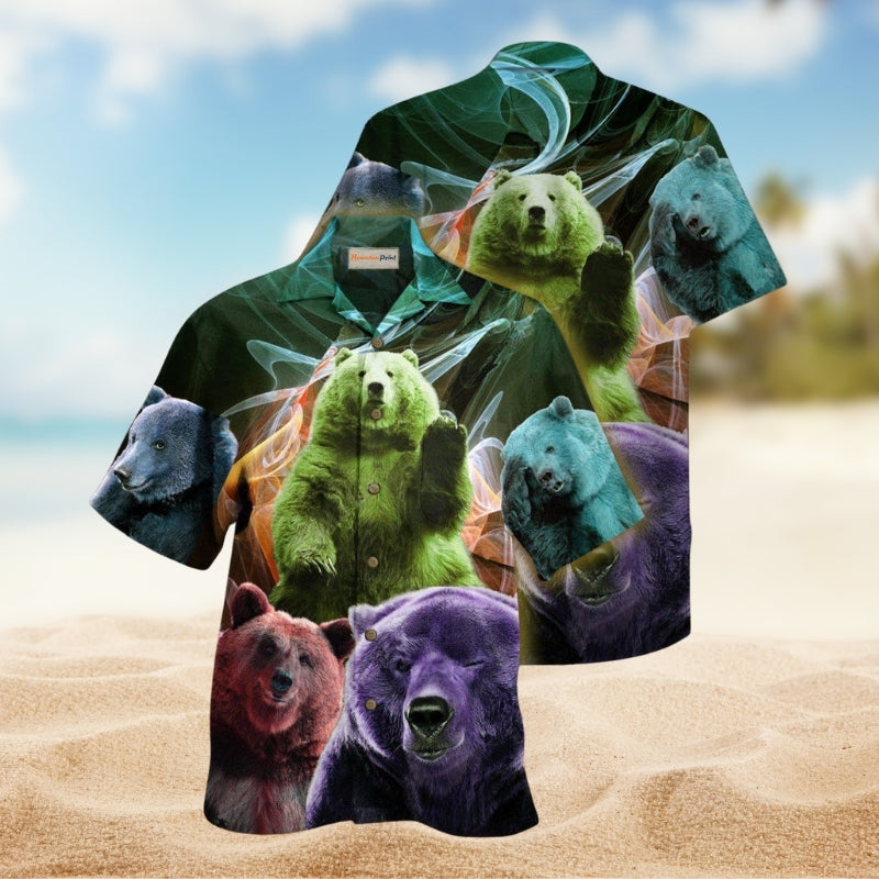 Bear Love Light Neon Limited Edition – Hawaiian Shirt