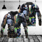 Black Bear Family Spring - 3D Hoodie