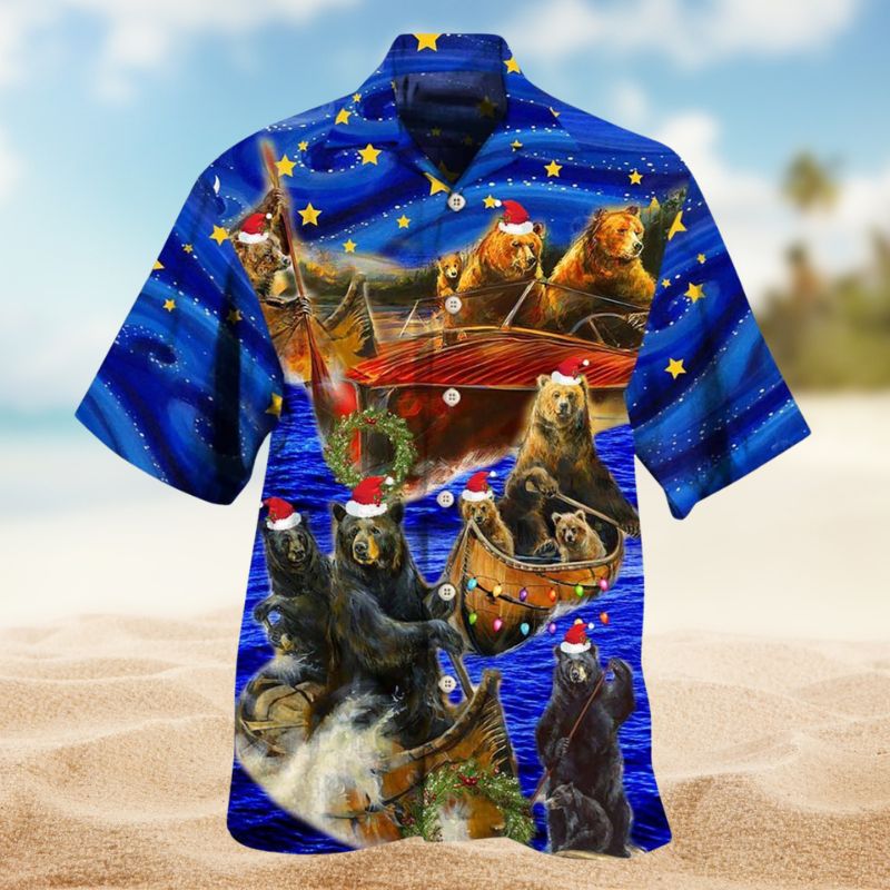 Bear Floats Boats Christmas – Hawaiian Shirt