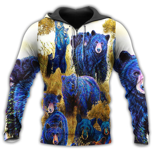 Bear Love Animals Wild Style - 3D Hoodie