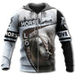 Beautiful Horse In Forest - 3D Hoodie2