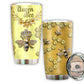 Bee Jewelry Golden 20 Oz Tumbler For Travel Gifts