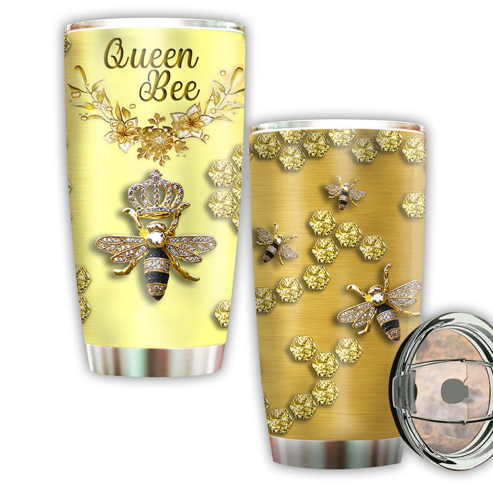 Bee Jewelry Golden 20 Oz Tumbler For Travel Gifts