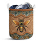 S: 17.72”x13.78” (45x35 cm) Bee Rattan Mandala Classic - Laundry Basket - Owls Matrix LTD