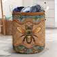 Bee Rattan Mandala Classic - Laundry Basket - Owls Matrix LTD