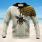 Bee Dictionary Page Art - 3D Hoodie