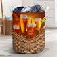 Beer Rattan Teaxture Beer - Laundry Basket - Owls Matrix LTD