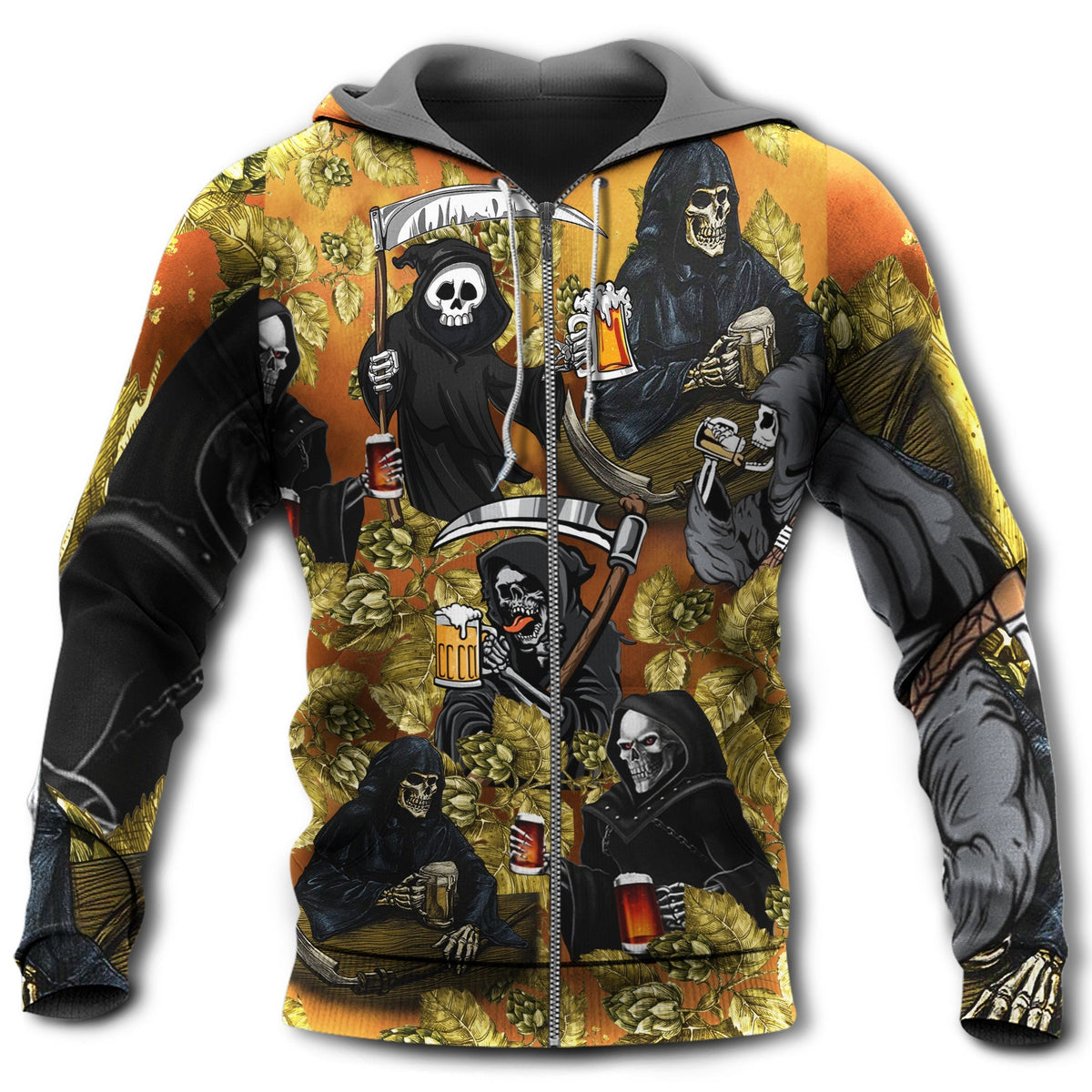 Relax Here For Beer Quote Art – 3D Hoodie