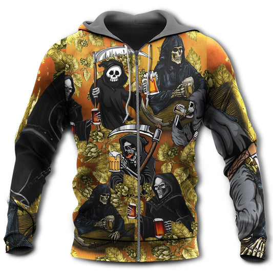 Relax Here For Beer Quote Art – 3D Hoodie