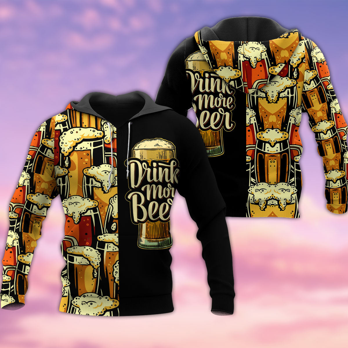 Beer Favorite Drink Quote Art – 3D Hoodie
