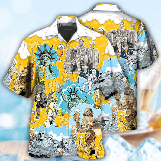 Beer Time Happy Hour Style – Hawaiian Shirt